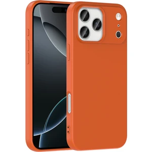 Apple iPhone 17 Pro Uyumlu Lansman Kadife Iç Yüzeyli (Şık Tasarım) Silikon Kapak