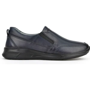 Ziya, Erkek Hakiki Deri Konfor Ayakkabı 1531055Z1060 Lacivert