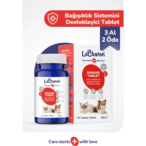 Kedi ve Köpek Için Bağışıklık Güçlendirici Tablet 75 Tablet ( Premium Immune C)