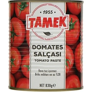 Domates Salçası 830 gr x 12/16/20 Adet - Yoğun Kıvamlı ve Geleneksel Lezzet