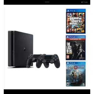 Playstatıon 4 Slım 1 Tb Teşhir Ürün + 3 Adet Oyun