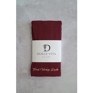 Bambu Kraş Şal Bordo