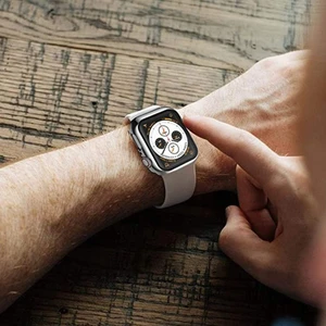 Apple Watch Se 3 Uyumlu Parlak Kasa ve Ekran Koruyucu Şık Görünüm Sert Pc Shine Kasa