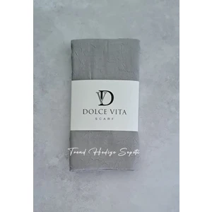 Bambu Kraş Şal Natürel Gri