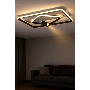ESSLİGHT KOSTA 45 CM SPOTLU PLAFONYER LED AVİZE 3 RENK IŞIK MODLU (BEYAZ SARI GÜN IŞIĞI) MODERN DEKORATİF AYDINLATMA