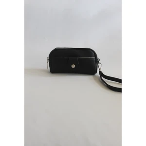 Dexy Siyah Fermuarlı Bilek Askılı Cüzdan