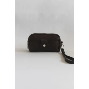 Dexy Acı Kahve Fermuarlı Bilek Askılı Cüzdan