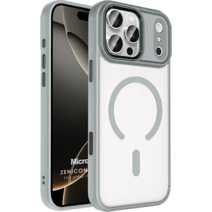 Apple iPhone 17 Pro Max Kılıf Zenicon Magsafe Gri