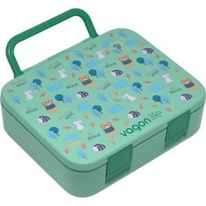 Bento 1000ML Lunchbox Yeni Koleksiyon Tek Katlı 3 Bölmeli Abs Plastik Çocuk Sefer Tası Yemek Kutusu