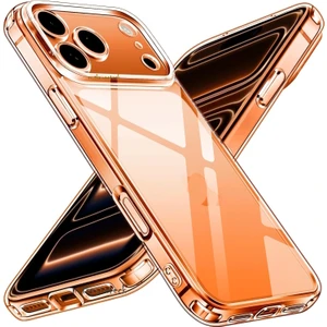 Apple iPhone 17 Pro Max Kılıf Kamera Çıkıntılı Korumalı Yumuşak Şeffaf Silikon Renksiz Kapak