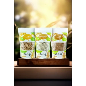 Organik Nohut+Organik Kuru Fasulye+Organik Yeşil Mercimek Bakliyat Set
