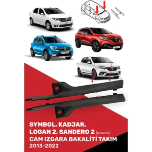 Symbol-Kadjar-Sandero-Logan Cam Izgara Bakaliti Takım Sağ, Sol (2013-2020) 668220167R, 668226391R