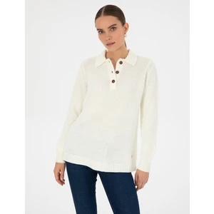 Pierre Cardin Kadın Bej Regular Fit Kazak 50316328-VR011