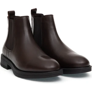 Pierre Cardin Erkek Kahverengi %100 Deri Kauçuk Taban Chelsea Bot 50318873-VR029