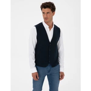 Pierre Cardin Erkek Lacivert Triko Yelek 50317313-VR033