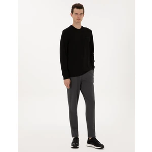 Pierre Cardin Erkek Antrasit Slim Fit 3 Iplik Düz Paça Eşofman Altı 50317670-VR006