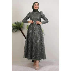 Elisa Tesettür Abiye Haki