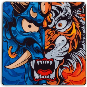 Katana Edition Half Oni Tiger 50X50CM 4mm Hybrid (Control + Speed) Gaming Oyuncu Mouse Pad