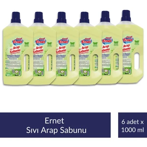 Sıvı Arap Sabunu 1 Lt x 6 Adet
