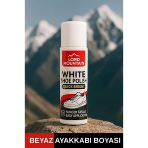 Lord Mountain Beyaz Ayakkabı Boyası – Hızlı ve Kolay Beyazlık 75ML