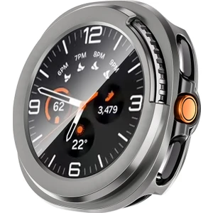 Samsung Galaxy Watch 8 Classic 46mm Sert PC Kasa ve Ekran Koruyucu Zore Watch Gard 39