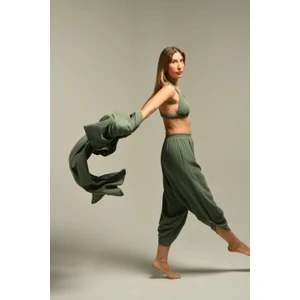 Organik Pamuk Baggy Şalvar Pantolon Yoga Pantolonu