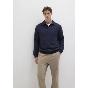 Polo Yaka Lacivert Sweatshirt 0S10420-82318