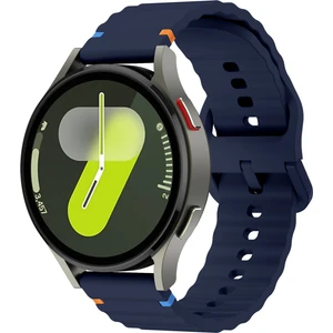 Huawei Watch Gt 5 46 mm Ile Uyumlu (22 Mm) Dalgalı Dikiş Detaylı Silikon Saat Kordonu