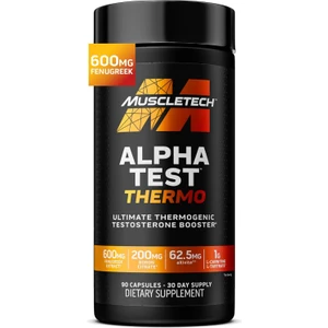 Thermogenic Testosterone Booster For Men Alphatest Thermo Tribulus Terrestris 90 Caps