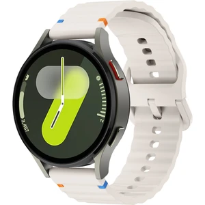 Huawei Watch Gt 5 46 mm Ile Uyumlu (22 Mm) Dalgalı Dikiş Detaylı Silikon Saat Kordonu