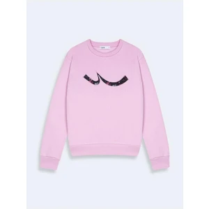 Ltb Panece Logolu Bisiklet Yaka sweatshirt