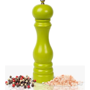 Glıos Fıstık Yeşili Ahşap Tuz ve Karabiber El Değirmeni Öğütücü Grinder 22 cm