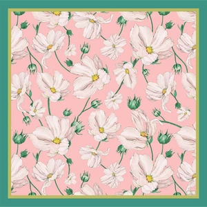 Twill Ipek Eşarp Daisy Pudra