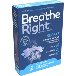 Breathe Right Şeffaf Burun Bantları 