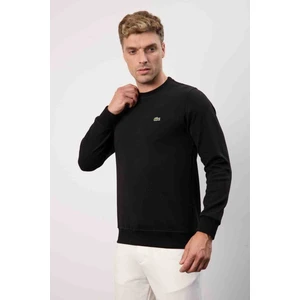 Bisiklet  Yaka Regular Fit  Siyah  Uzun  Kol