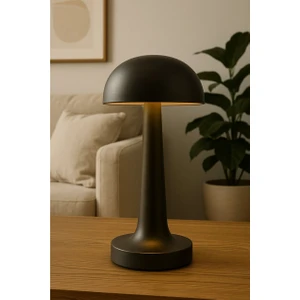 CT-8428 Şarjlı Dim Edilebilir Masa Lambası, Siyah Kasa,