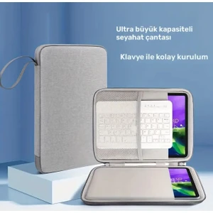 Bölmeli Tablet ve Notebook Için Dayanıklı Koruma Kılıfı Taşınabilir Çanta