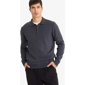 Standart Fit Polo Yaka Triko Kazak F1523AX25AU