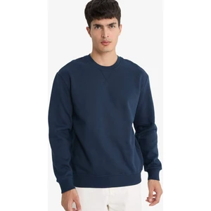 Regular Fit Bisiklet Yaka Basic Düz Kalın Sweatshirt T3777AZ25AU
