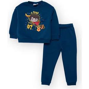 Warner Bros Erkek Bebek Eşofman Takımı Bisiklet Yaka Uzun Kol Ribanalı Paça