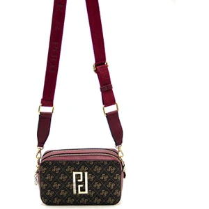 Silver Polo Kadın Çapraz Çanta Kahve Sarı - Bordo NV1078