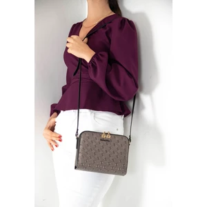 Silver Polo Platin Iki Bölmeli Kadın Çapraz Çanta/postacı Çantası SP888