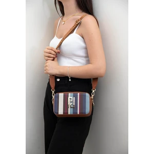 Silver Polo Kadın Çapraz Çanta Mix - Taba NV1078