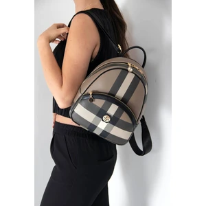 Silver Polo Kahve Tek Bölmeli Kadın Sırt Çantası SP945