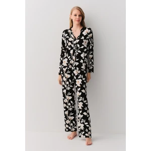 Marigold Gömlek Yaka Pijama Takımı