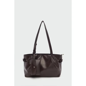 Bybo Vintage Omuz Çantası Kahve