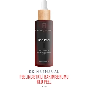 Skin Sensual Red Peel Canlandırıcı ve Cilt Tonu Eşitleyici Kırmızı Peeling Serum 30 ml