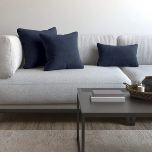 Demor Home Soft Series Lacivert Kirlent, Yastik Kilifi