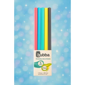 Yeniden Kullanılabilir Büyük Pipet Seti – 5 Parça Renkli, Bpa Free