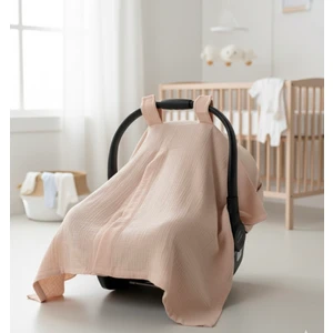 %100 Pamuk, 2 Katlı Müslin Kumaş Puset Örtüsü